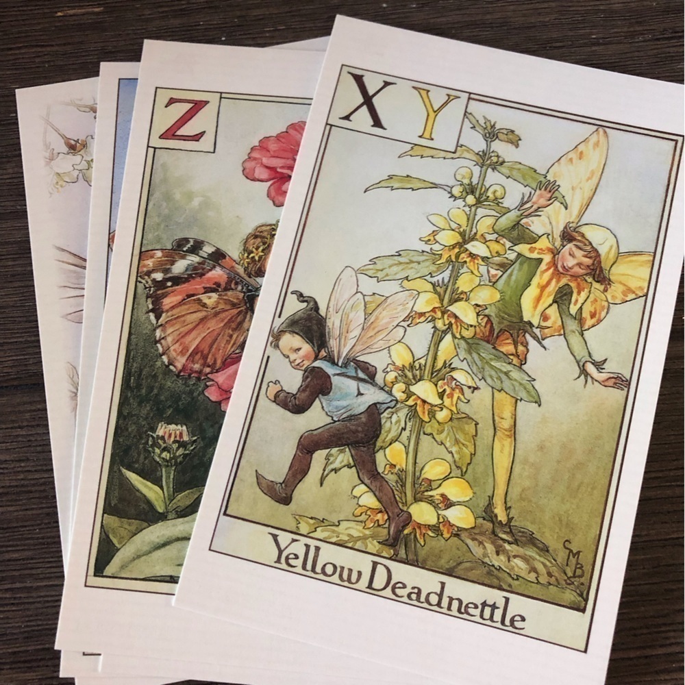 Garden Flower Fairies by: Cicely Mary Barker postcard set #13